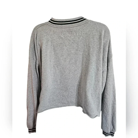 American Eagle Small Cropped Catskill Mountains Graphic Y2K Grunge Sweatshirt - Picture 3 of 7